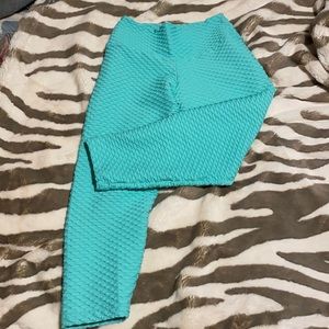 Booty by Brabants Croco Skin cropped leggings